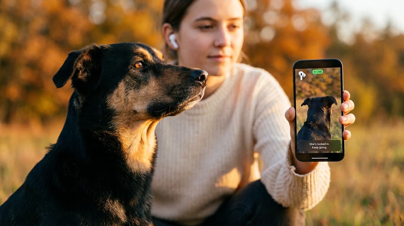 Your iPhone, your dog’s coach.